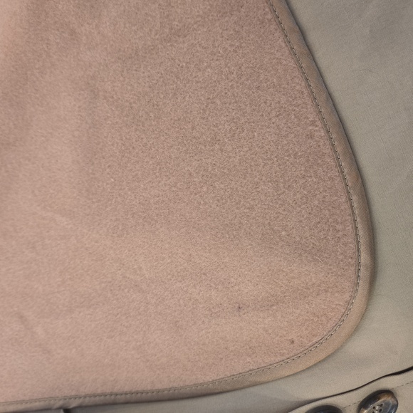 VTG Barneys New York Mens Preppy Double Breasted Wool USA Trench Coat Beige 48 - Picture 13 of 13